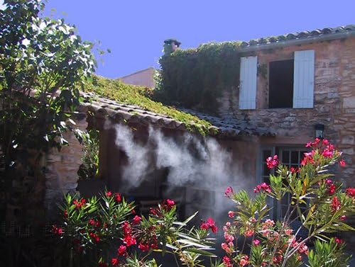 Garden Spray Irrigation System - Hose with Adjustable Nozzles for Cooling and Refreshing