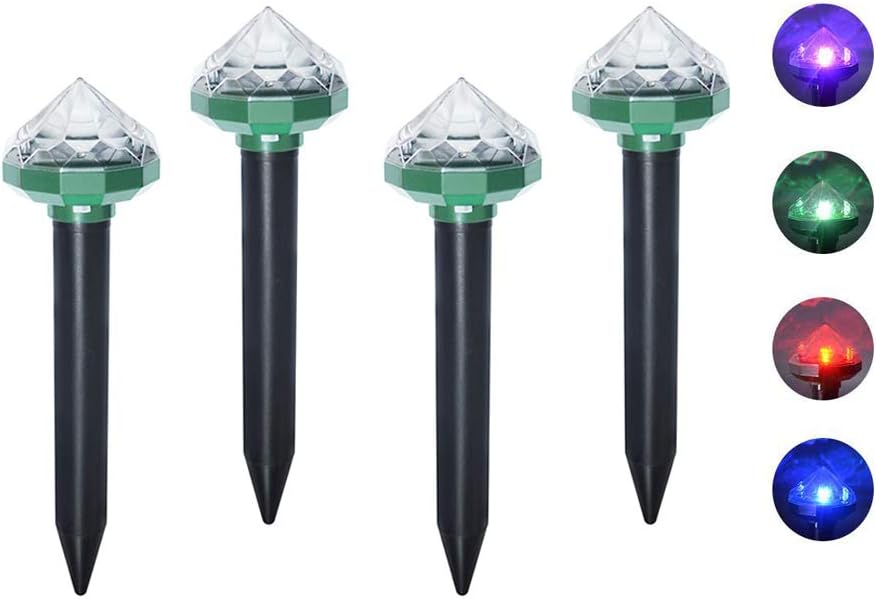 Solar-Powered Animal Repeller – Eco-Friendly Device for Garden & Yard Rodent Control