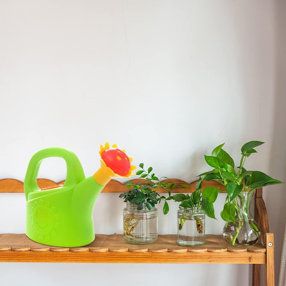 Kids Watering Can with Flower Spout – Colourful Plastic Gardening Tool for Young Gardeners