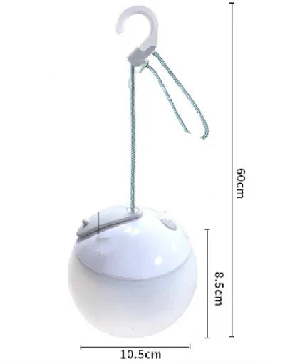 Retro LED Hanging Camping Lamp – USB Rechargeable Light