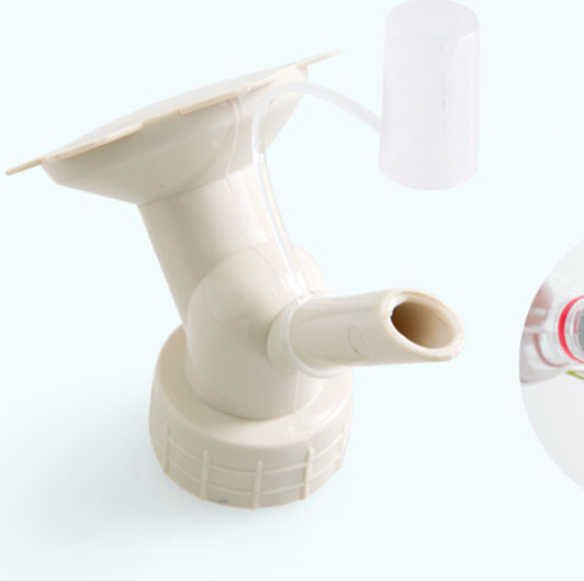 2-in-1 Double-Cap Spray Nozzle Bottle – Compact Mini Irrigation Spray Head for Garden Use