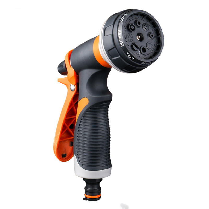 9-Pattern Garden Hose Nozzle – Adjustable Spray Gun for Efficient Watering
