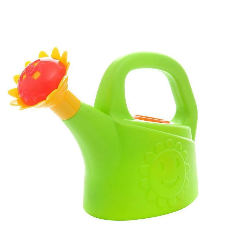 Kids Watering Can with Flower Spout – Colourful Plastic Gardening Tool for Young Gardeners
