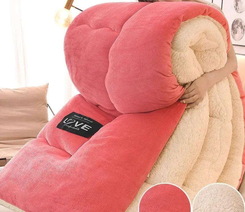 Luxury Double-Layer Flannel Fleece Winter Blanket