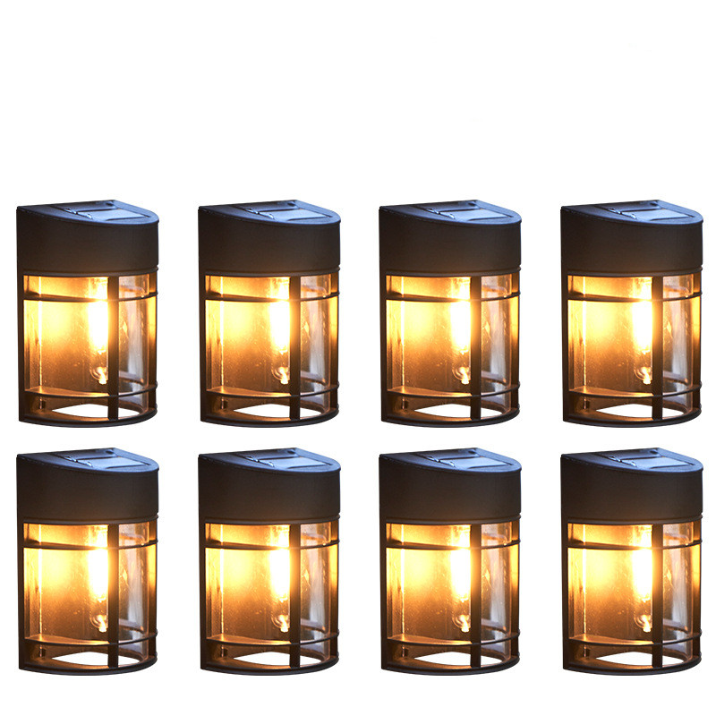 Weatherproof LED Outdoor Wall Light – Glass and Grille Design for Patio & Balcony