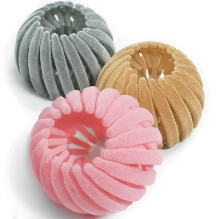 Chic Velvet Hair Clips – Set of 3