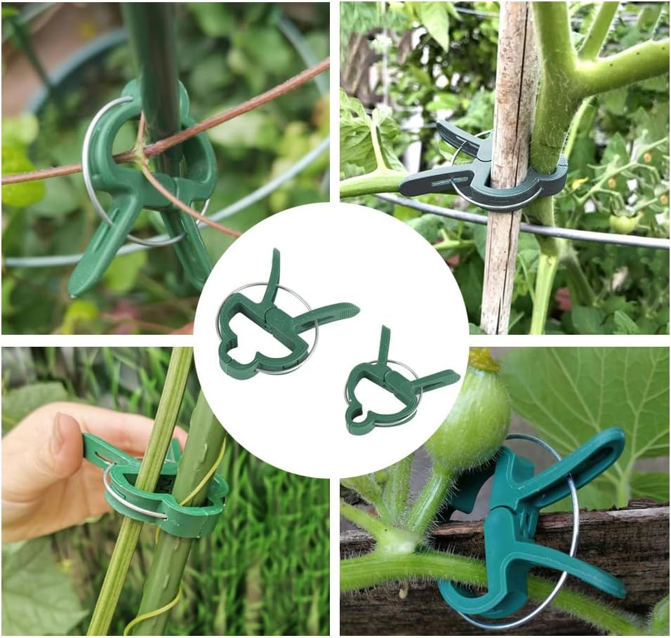 Plant Support Clip Set – Adjustable Garden Loops for Plant Care and Growth Support