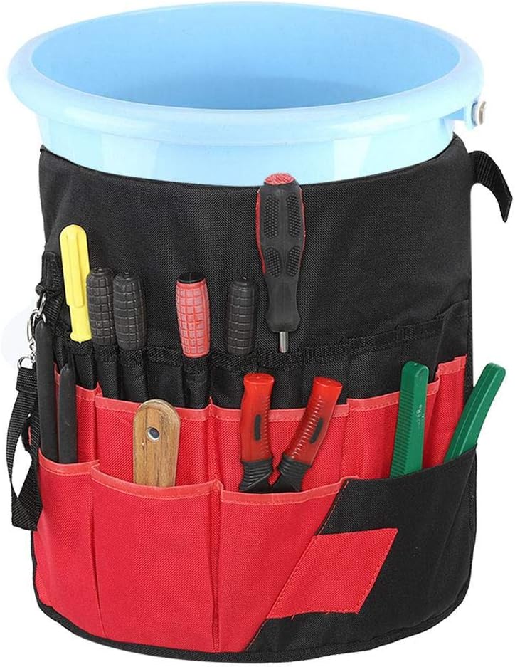 42-Pocket Garden Tool Storage Bag - Spacious Organizer for Outdoor Tools