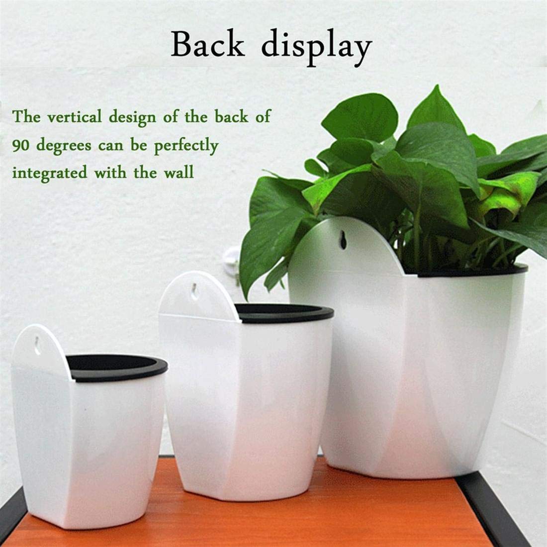 Self-Watering Wall-Mounted Plant Pot – Modern Hanging Planter for Easy Care