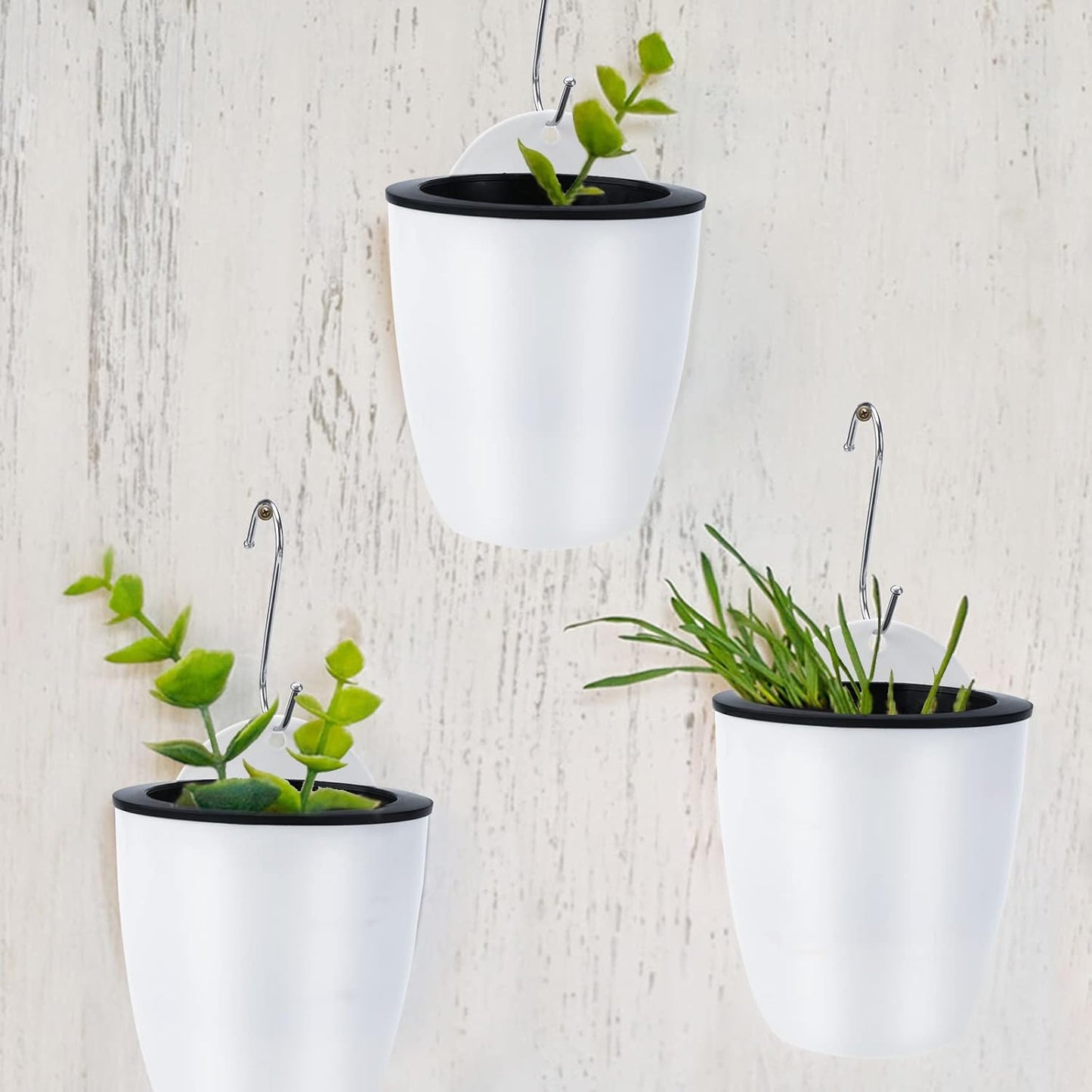 Self-Watering Wall-Mounted Plant Pot – Modern Hanging Planter for Easy Care