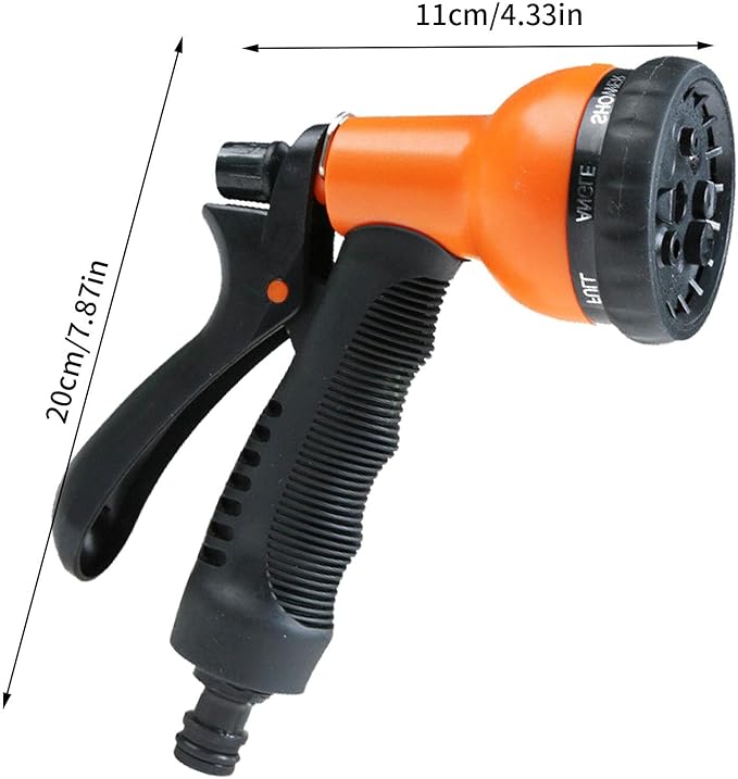 7-Function Garden Hose Nozzle – Adjustable Watering Gun for Efficient Plant Care