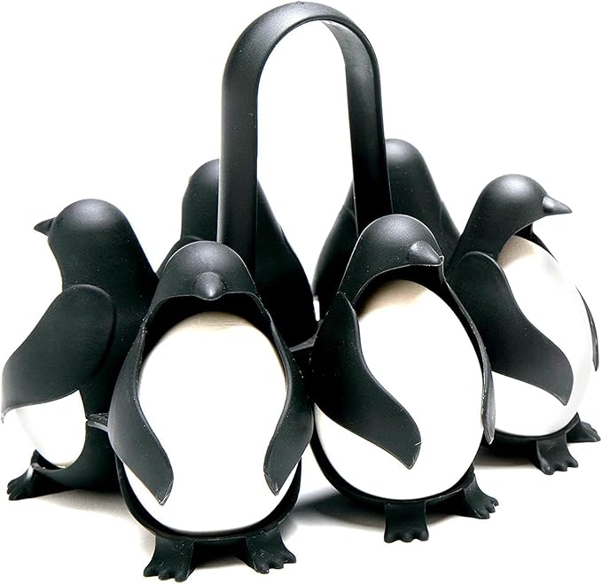 3-in-1 Egg Holder with Adorable Penguin Shape