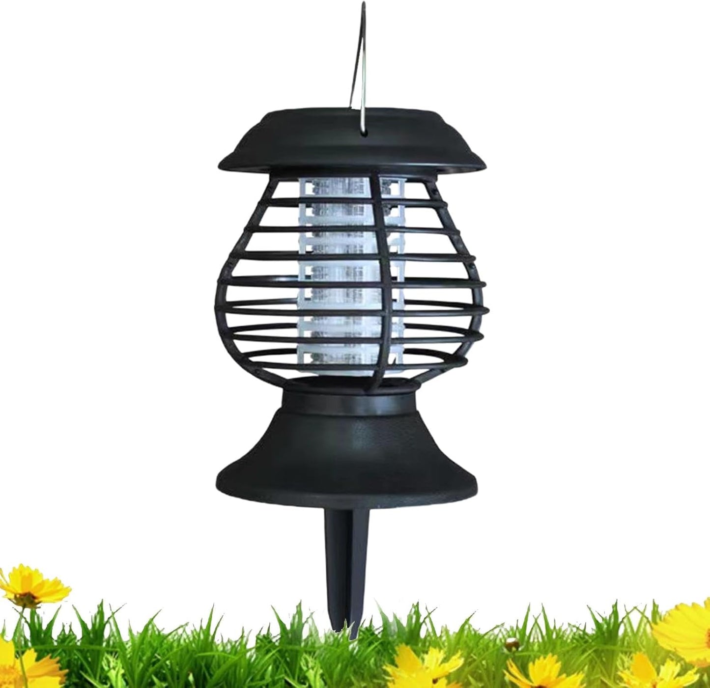 Solar-Powered Insect Repellent Lamp with LED Light - Effective Mosquito Control for Outdoors