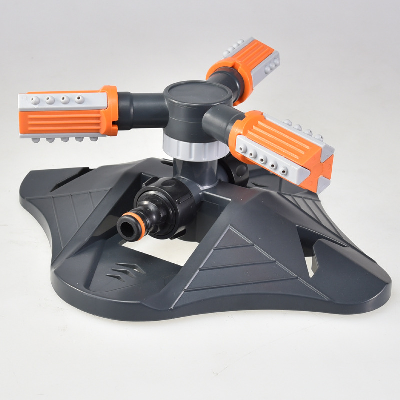 360° Rotating Garden Sprinkler – Multi-Nozzle Irrigation System for Lawns and Gardens