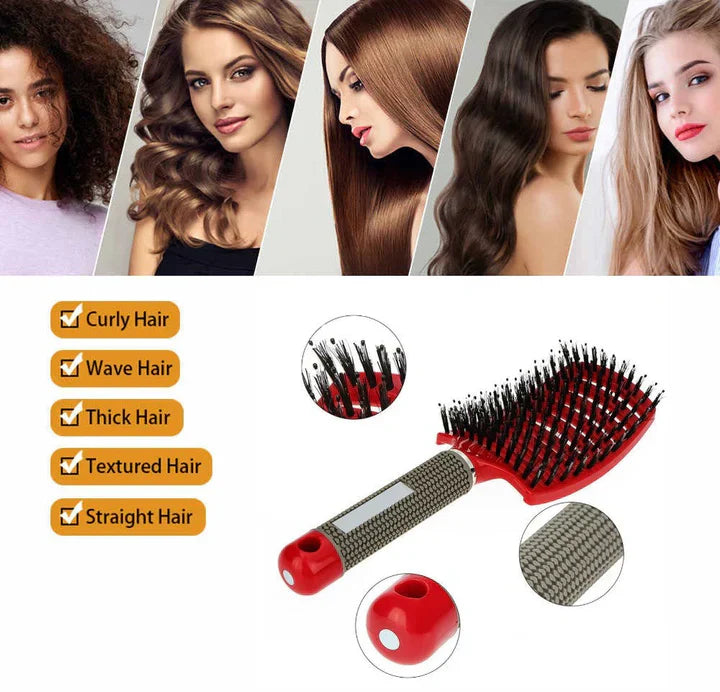 Smooth Glide Detangling Brush | Effortless Knots & Tangle Removal