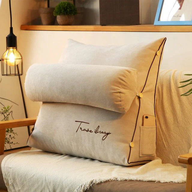 Contoured Wedge Back Support Pillow