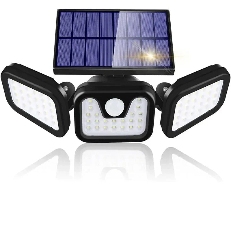 Solar-Powered Motion Sensor Wall Light