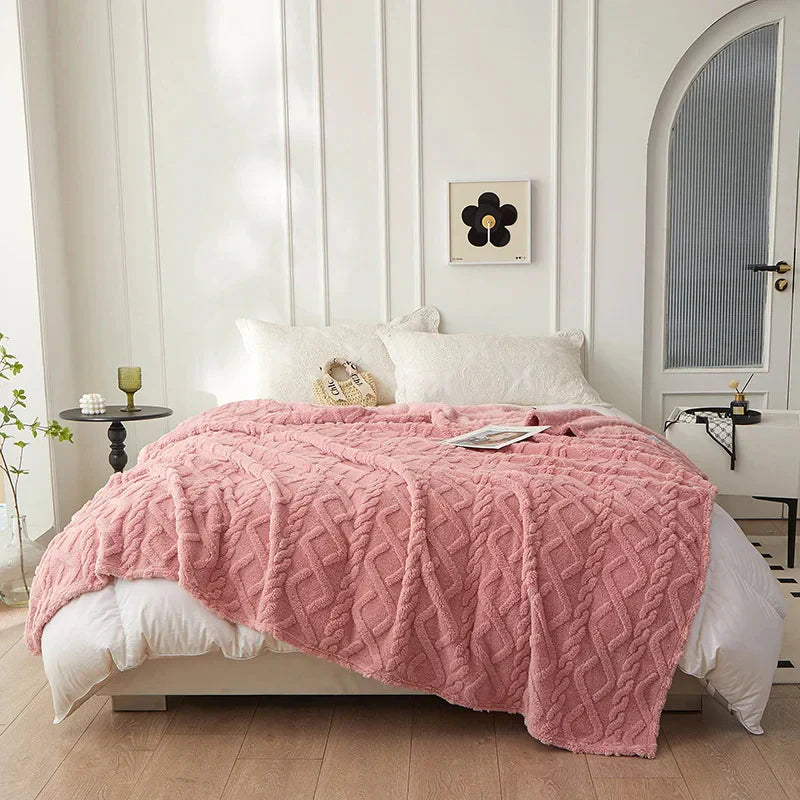 Reversible Cozy Wool Throw Blanket β Ultimate Comfort And Style
