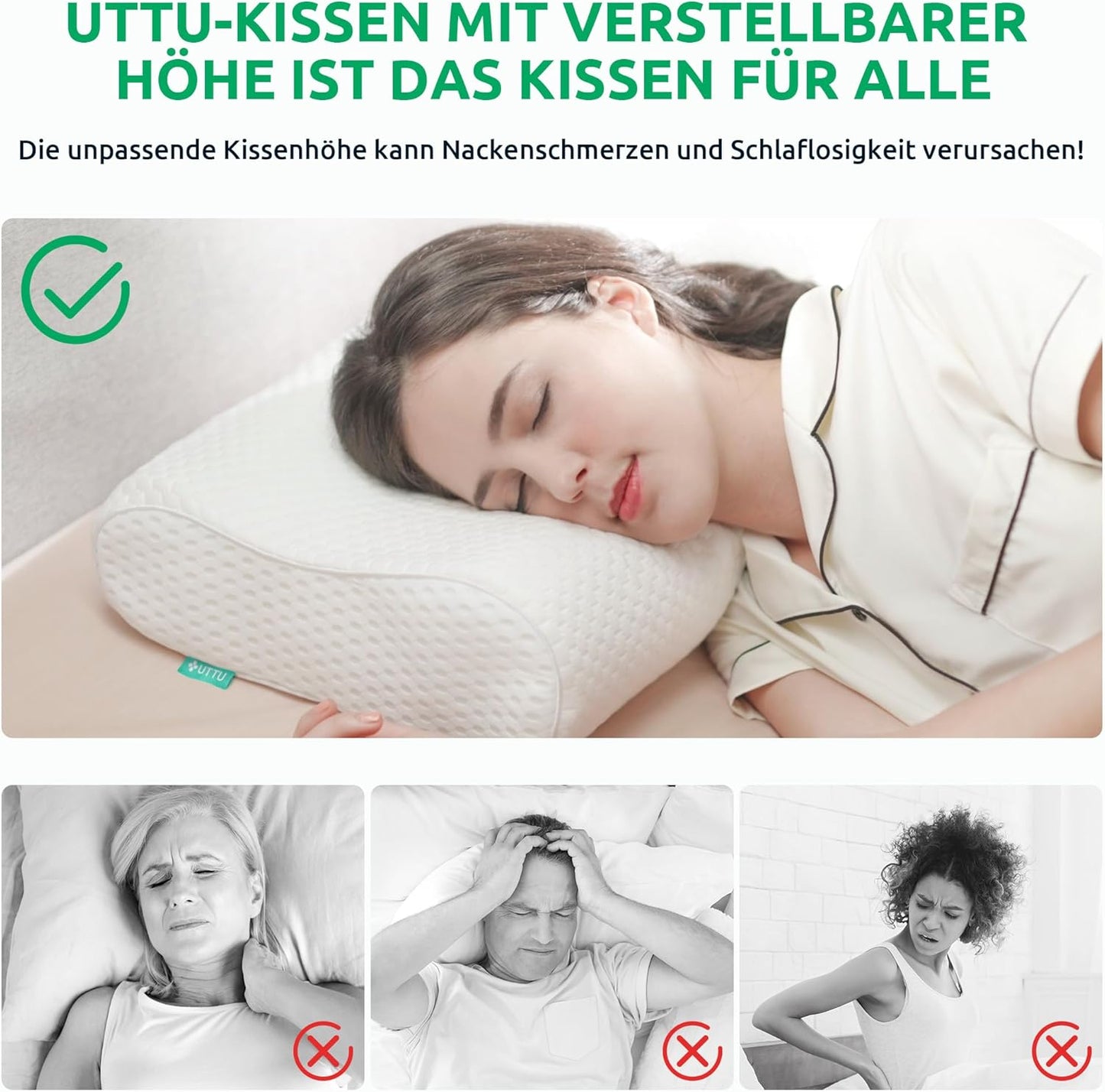 Ergonomic Memory Foam Neck Pillow for Optimal Support
