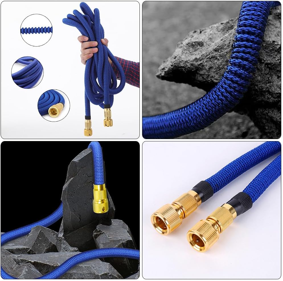 Telescoping High-Pressure Garden Hose – Flexible Irrigation Watering Tube