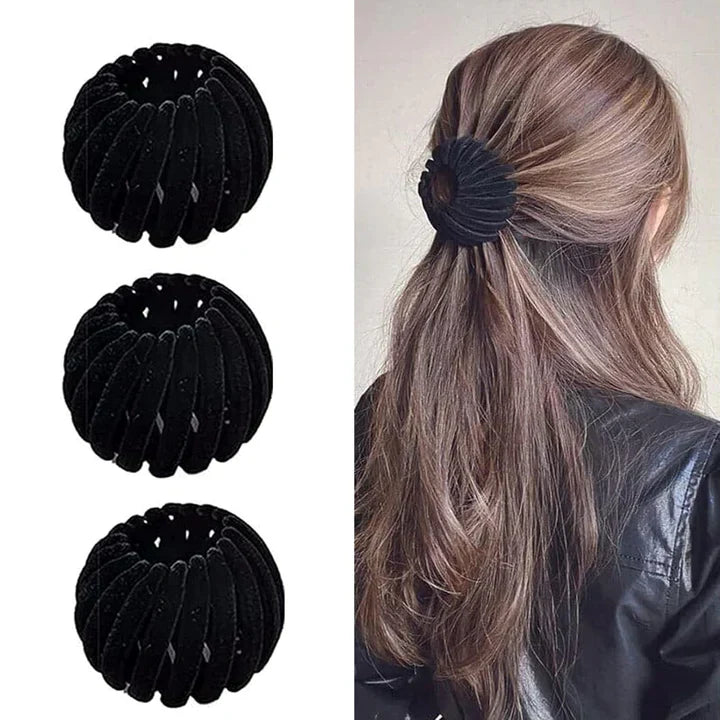 Chic Velvet Hair Clips – Set of 3