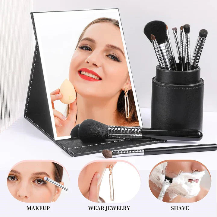Portable Folding Makeup Mirror