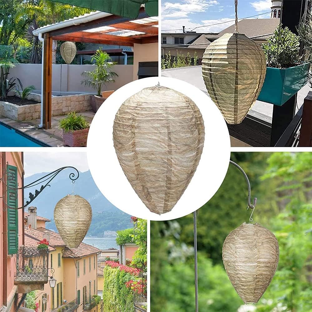 Wasp Repellent Lamp – Hanging Insect Defense Net for Outdoor Protection