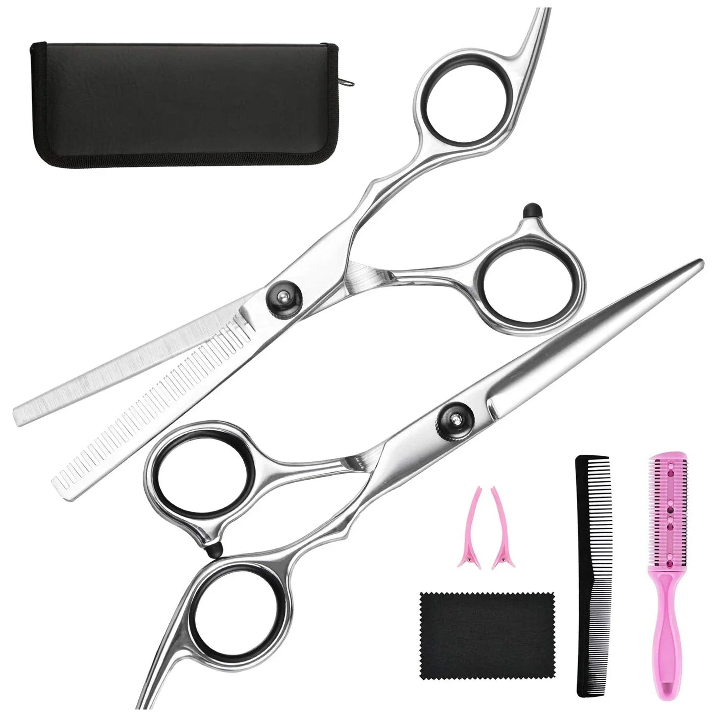 Professional Haircutting Set | Precision Scissors For Styling & Thinning