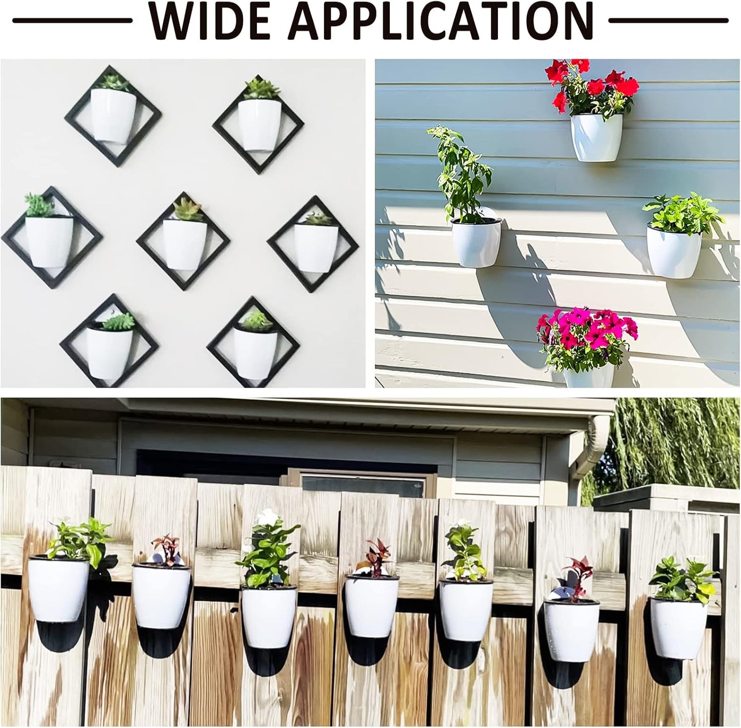 Self-Watering Wall-Mounted Plant Pot – Modern Hanging Planter for Easy Care