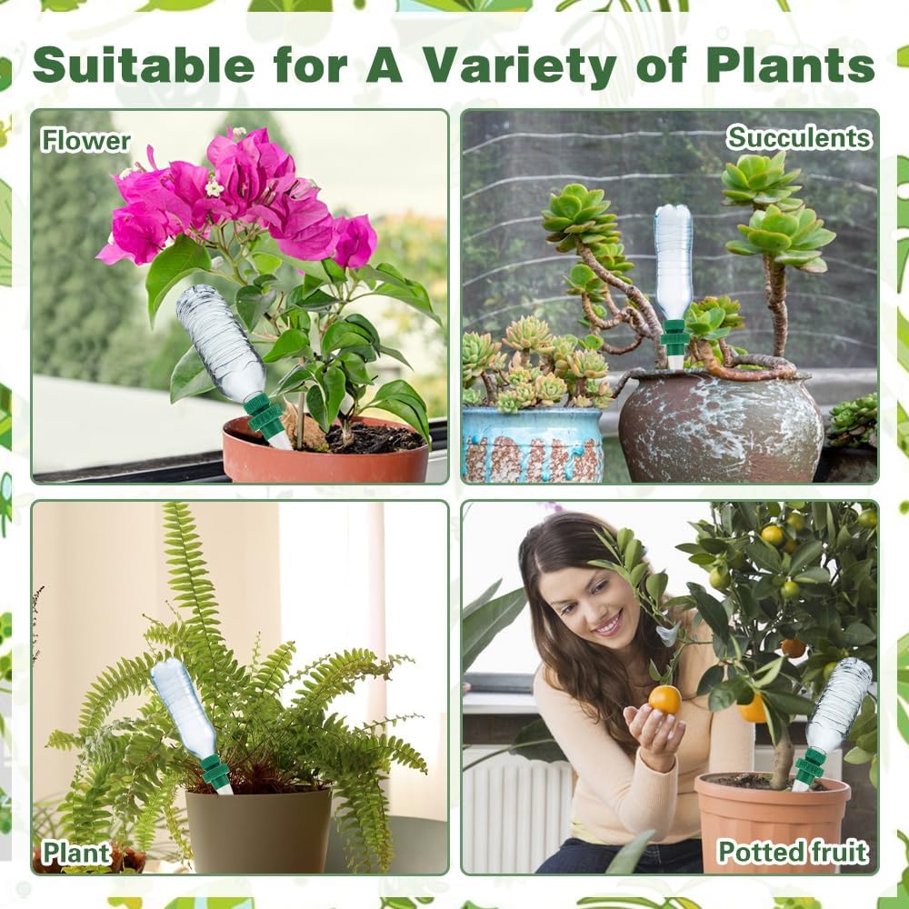 Automatic Plant Watering Tips – Self-Watering Drip System for Bottles