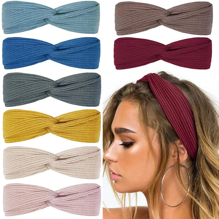 Twisted Ribbed Headbands – Boho Style