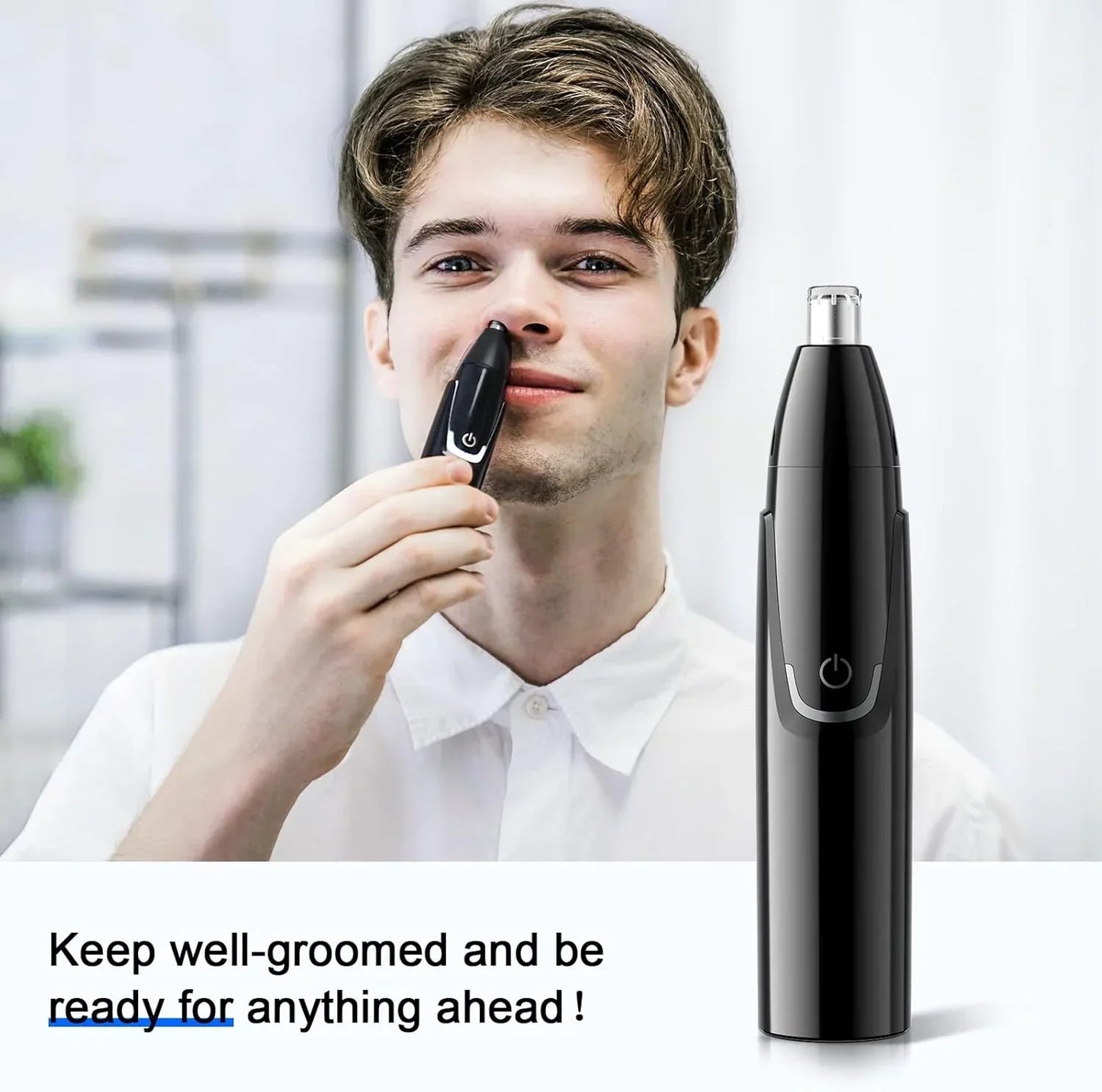 Rechargeable Nose & Ear Hair Trimmer | SmoothTrim Pro