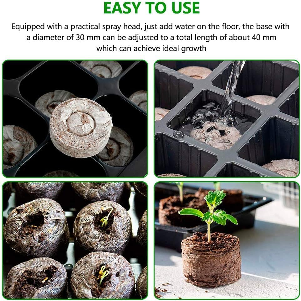 Coconut Coir Peat Pellets – Seed Starting Pods for Easy Plant Germination