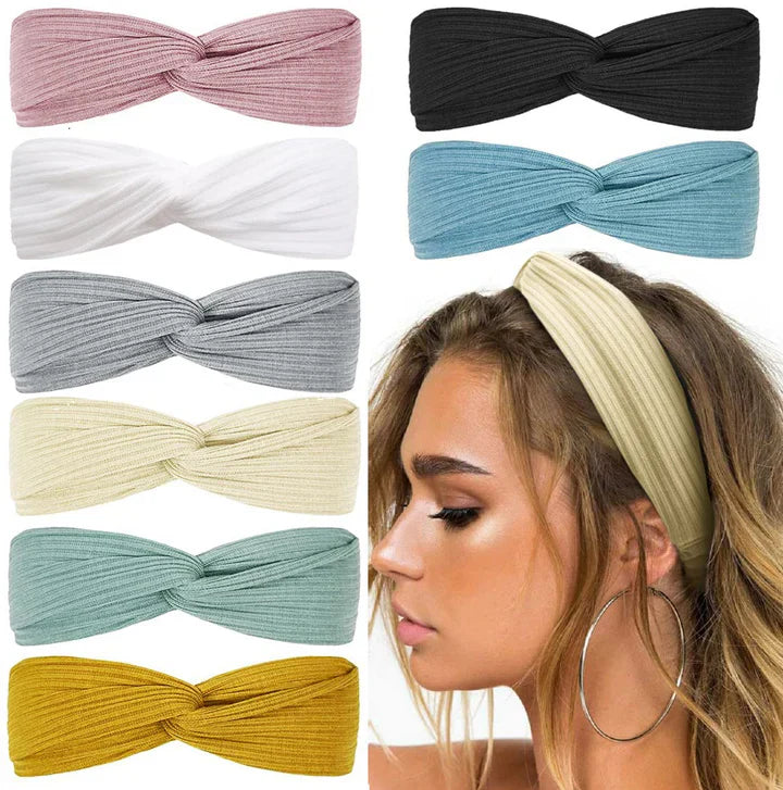 Twisted Ribbed Headbands – Boho Style