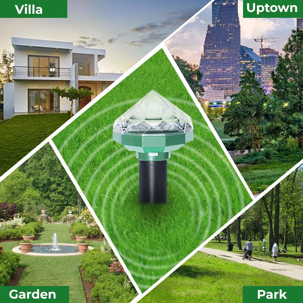Solar-Powered Animal Repeller – Eco-Friendly Device for Garden & Yard Rodent Control