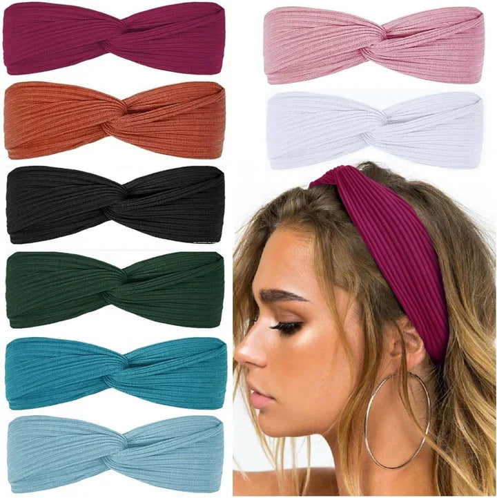 Twisted Ribbed Headbands – Boho Style