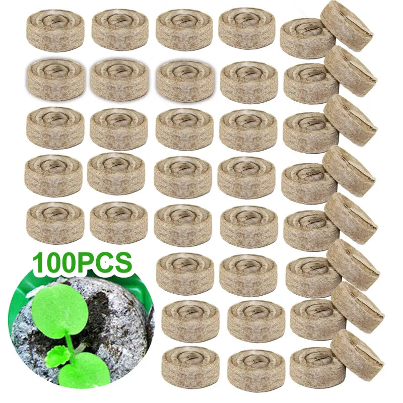 Coconut Coir Peat Pellets – Seed Starting Pods for Easy Plant Germination