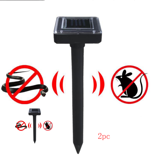 Solar-Powered Ultrasonic Pest Repeller – Effective Snake & Rodent Deterrent for Gardens