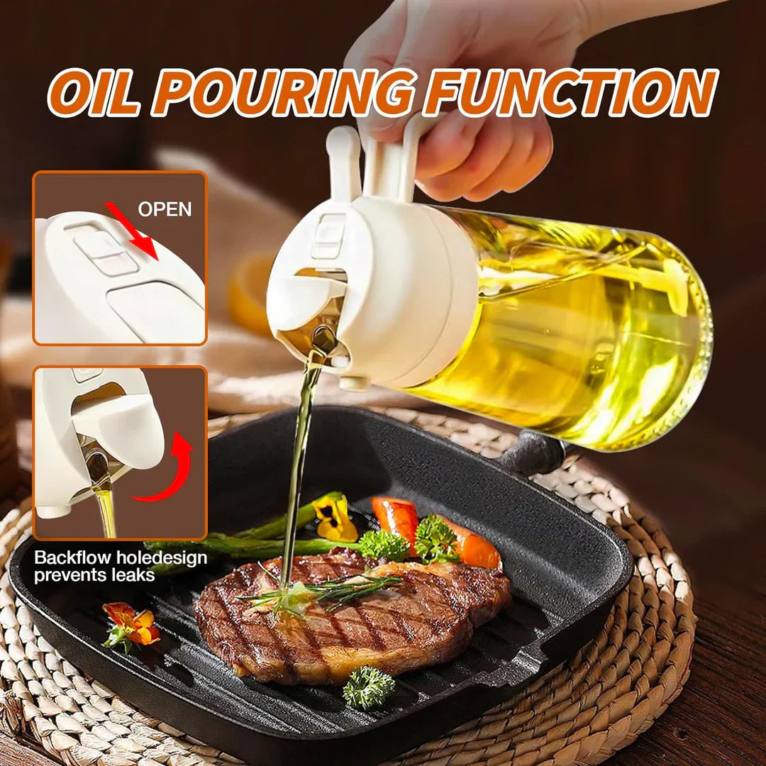 Premium 2-in-1 Oil Spray Bottle