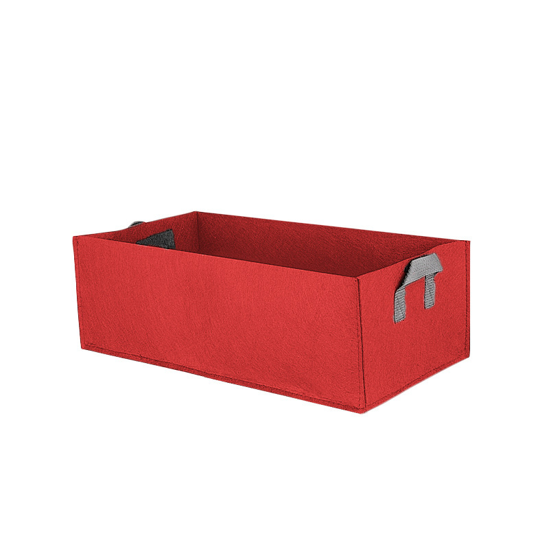 Collapsible Felt Plant Container with Carry Handles for Indoor and Outdoor Use