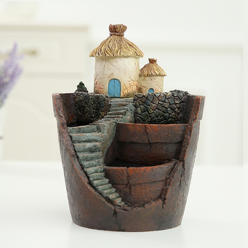 Mini Bonsai Plant Pot – Decorative Succulent Container for Micro Gardens and Landscapes