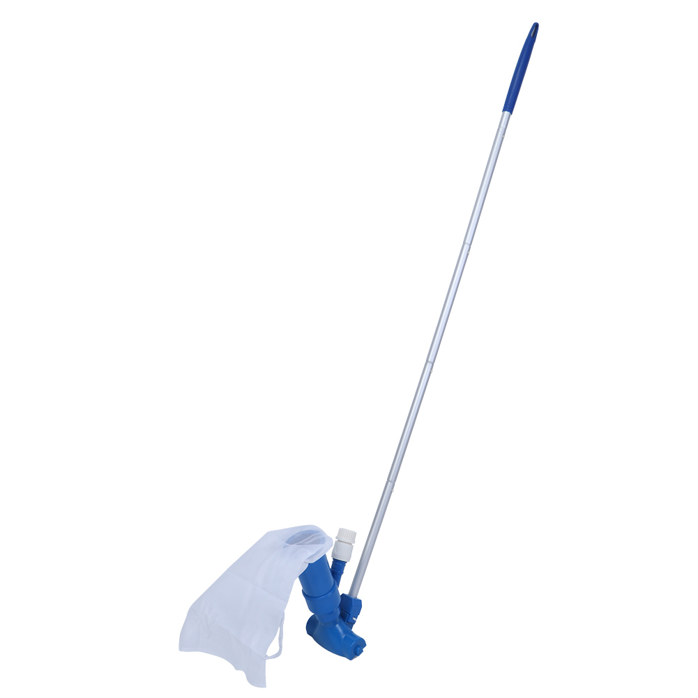 Swimming Pool Cleaning Kit with Telescoping Pole – Mesh Skimmer and Accessories for Pool Care