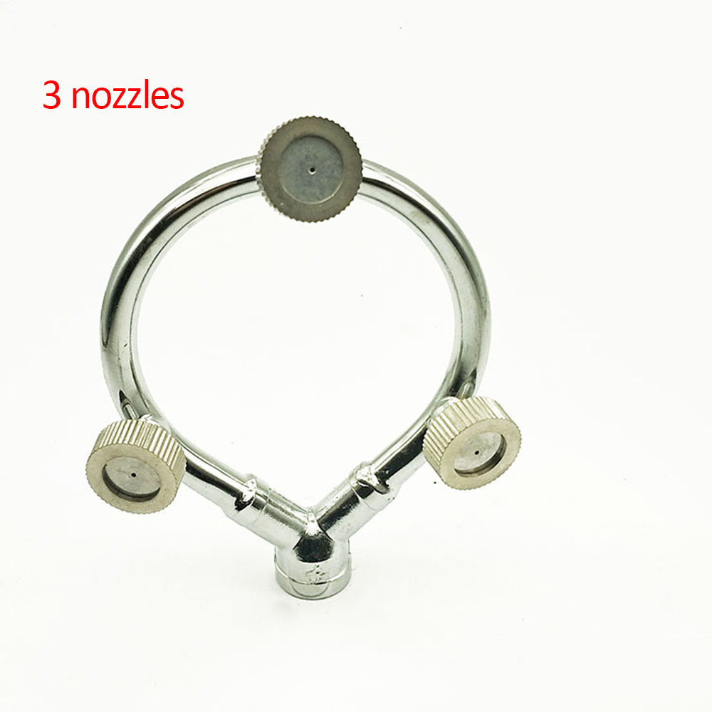 High-Pressure Stainless Steel Multi-Nozzle Sprayer - Efficient Garden Irrigation Attachment
