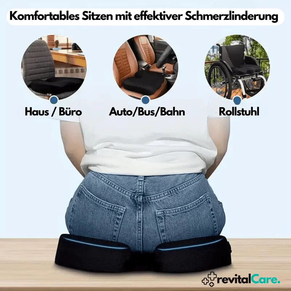 Orthopedic 4D Support Seat Cushion