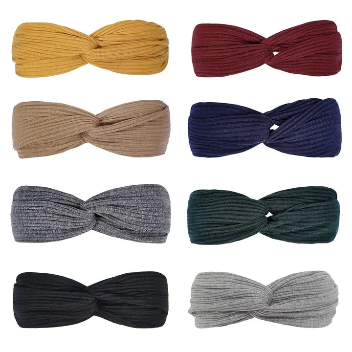 Twisted Ribbed Headbands – Boho Style