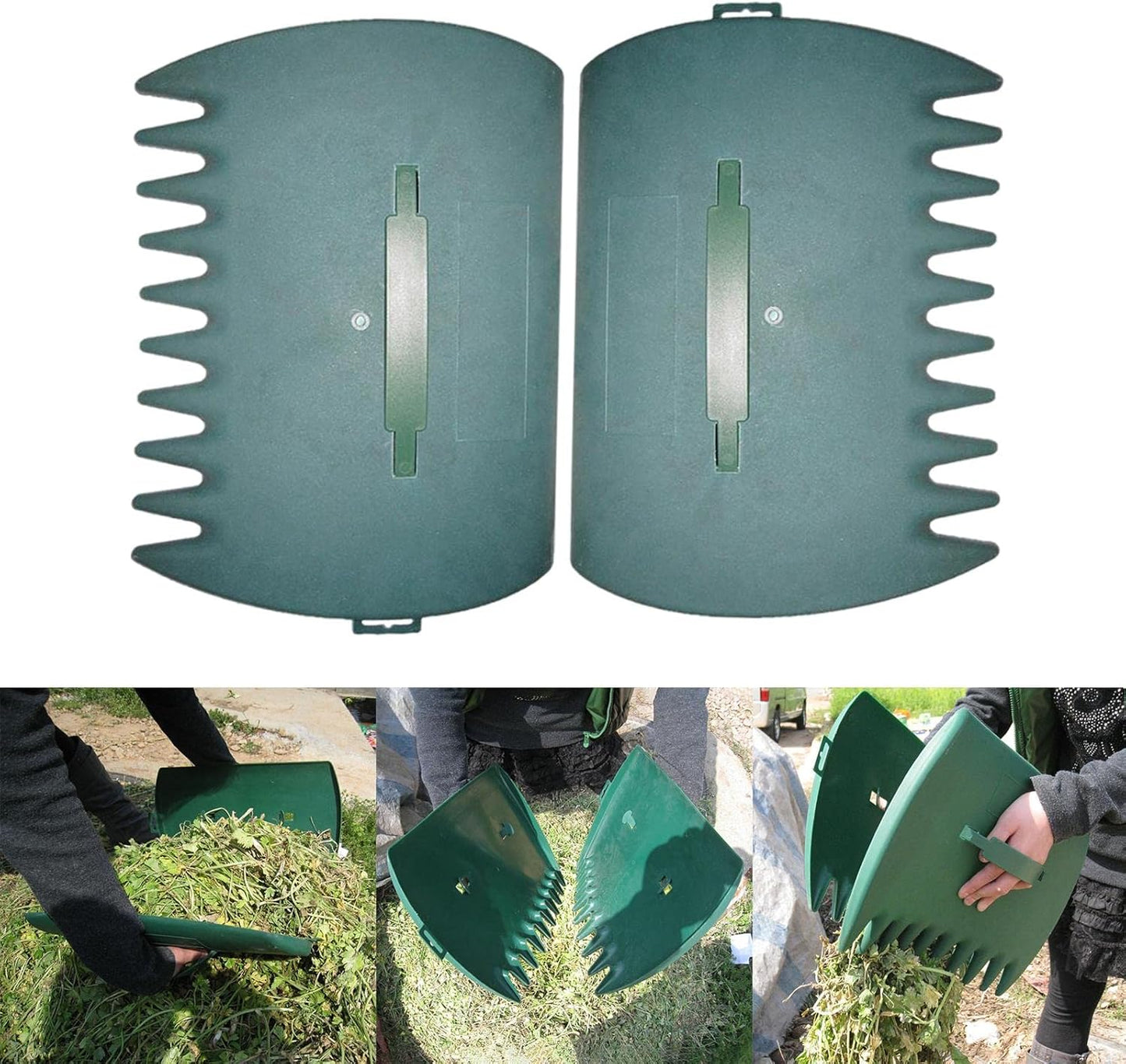 Ergonomic Garden Waste Collectors – Efficient Tool for Grass, Leaves, and Yard Cleanup
