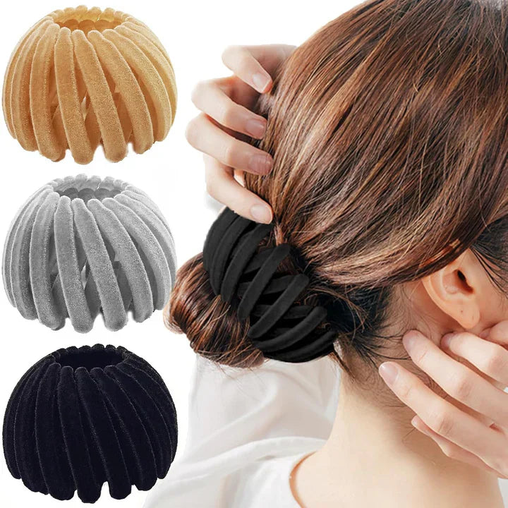 Chic Velvet Hair Clips – Set of 3