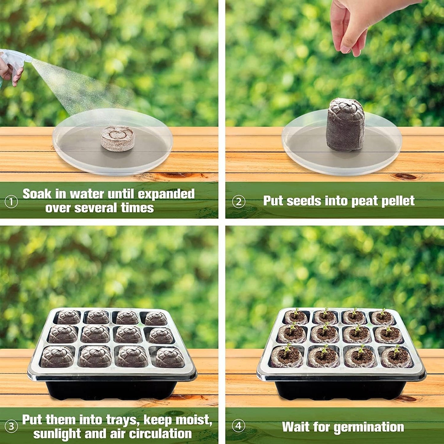 Coconut Coir Peat Pellets – Seed Starting Pods for Easy Plant Germination