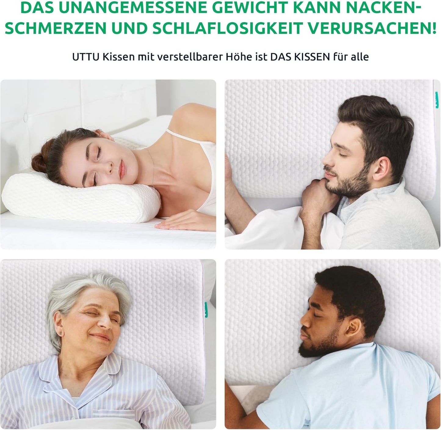 Ergonomic Memory Foam Neck Pillow for Optimal Support