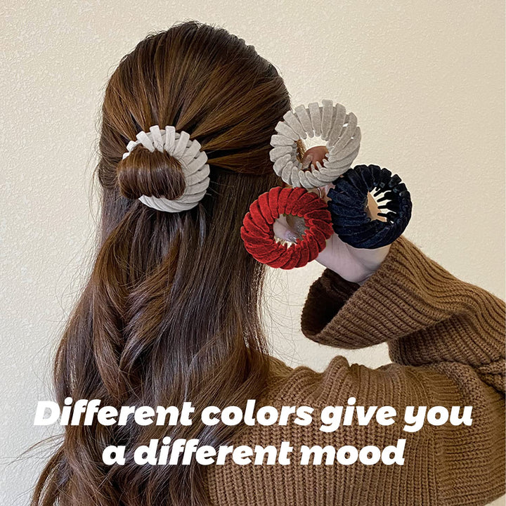 Chic Velvet Hair Clips – Set of 3